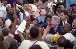 Lcgr1507: President Bill Clinton at a Get Out the Vote Rally