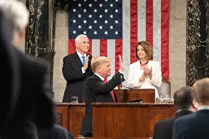 Lcgr1902: President Donald Trump before his State of