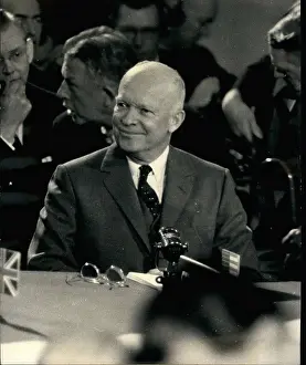 34th: President Dwight D Eisenhower of the USA