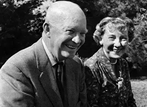 72nd: President Dwight D. Eisenhower and his wife, ?