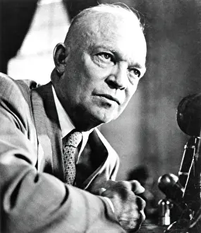 Stevensons: President Dwight Eisenhower in 1956, the year
