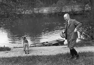 Usti: President Edvard Benes of Czechoslovakia