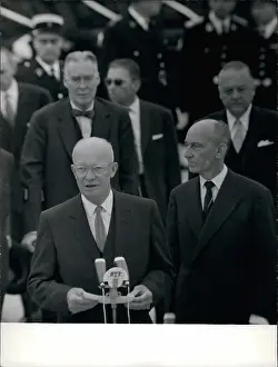 Amory: President Eisenhower arrives in Paris