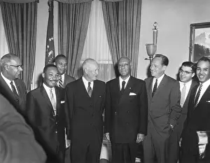 Afl Cio: President Eisenhower with civil rights leaders