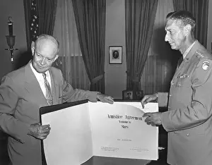 Defined: President Eisenhower with General Mark Clark