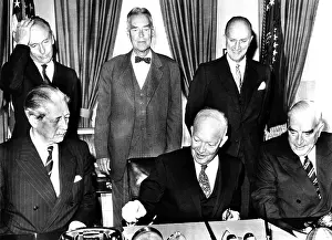 Herter: President Eisenhower meets with British ?