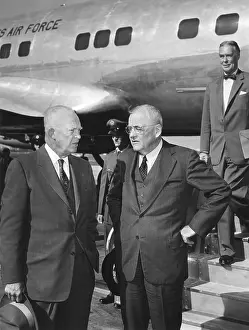 Herter: President Eisenhower was met by Sec. of State John