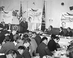Spanking: President Eisenhower speaking at a Republican Campaign