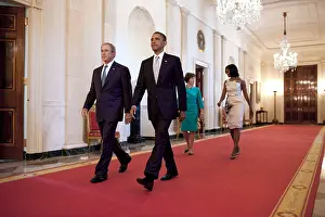 21st Century: President and First Lady hosted a ceremony to unveil