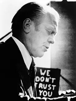 Unfriendly: President Ford encounters an unfriendly ?