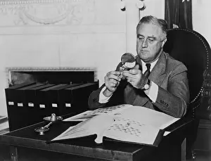 Philatelist: President Franklin Roosevelt