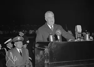 Interpretations: President Franklin Roosevelt attacking the Supreme