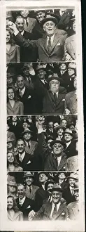 Pitching: President Franklin Roosevelt at baseball game, Washington