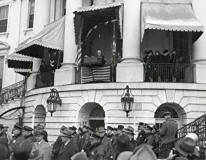 Inaugurations: President Franklin Roosevelt at his fourth Inauguration