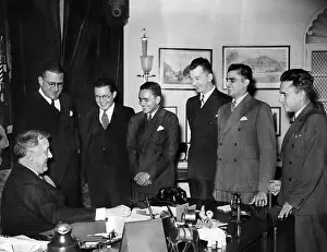 Chardon: President Franklin Roosevelt met with the ?