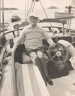 Paralyzed: President Franklin Roosevelt on his schooner ?