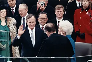 Oaths: President George Herbert Walker Bush takes ?
