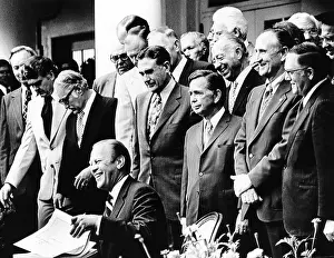 Goldwater: President Gerald Ford prepares signing the ?
