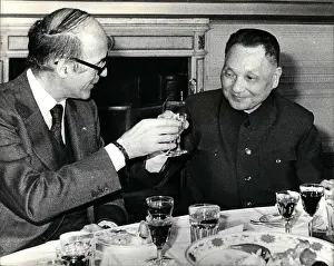Teng: President Giscard d'Estaing and Deng Xiaoping of China