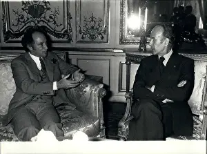 Trudeau: President Giscard d'Estaing and Pierre Trudeau of Canada