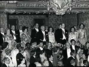 Scheel: President Giscard d'Estaing and Walter Scheel at opera