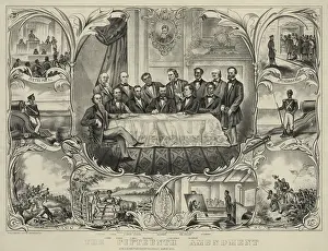 Banning: President Grant with group of men signing ?