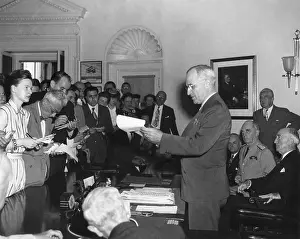 Byrnes: President Harry Truman announcing Japan's surrender