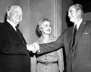 Profits: Former president Herbert Hoover with his ?