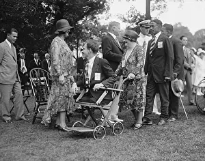 Amputees: President Herbert Hoover and the First Lady at a