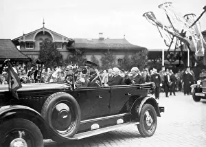 Rhineland: President Hindenburg at the liberation ceremony