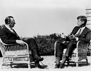 Hyannis: President John Kennedy is interviewed by ?