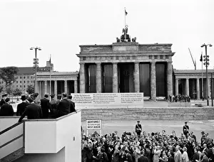 Alliances: President John Kennedy visits the Berlin ?