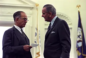 Outspoken: President Johnson in conversation with William ?
