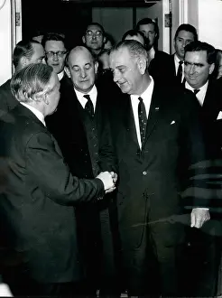 Healey: President Johnson and Harold Wilson, Washington