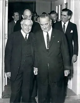 Healey: President Johnson and Harold Wilson, Washington