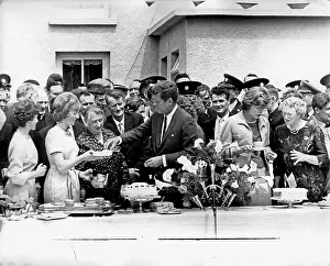 Ancestral: President Kennedy visits his Irish roots