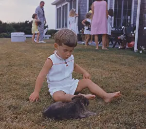 Squaw: President Kennedy's two year old son, John ?