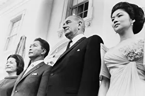 Alliances: President and Lady Bird Johnson with Philippine ?