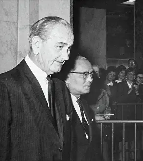 Thant: President Lyndon B. Johnson 1908 - 1973