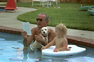 Yuki: President Lyndon Johnson celebrates his ?