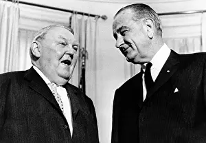 Alliances: President Lyndon Johnson meeting with West ?