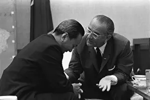 Alliances: President Lyndon Johnson talks with Vietnamese ?