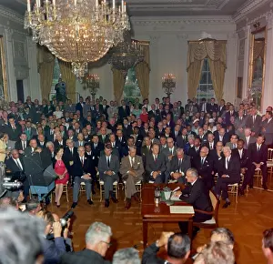 1405history: President Lyndon Johnson televised address