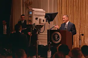 Escalation: President Lyndon Johnson televised press ?