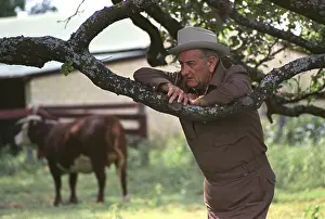 Twill: President Lyndon Johnson at the his Texas ?