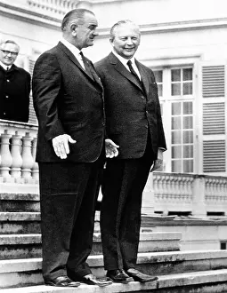 Alliances: President Lyndon Johnson and West German ?