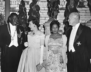 Sheraton: President and Mamie Eisenhower at a dinner in their