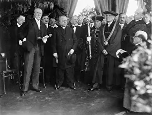 Garrigue: President Masaryk during celebration of placing