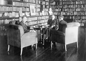 Garrigue: President Masaryk (third from the left) with members