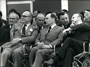 Hernu: President Mitterrand with brother Jacques and others